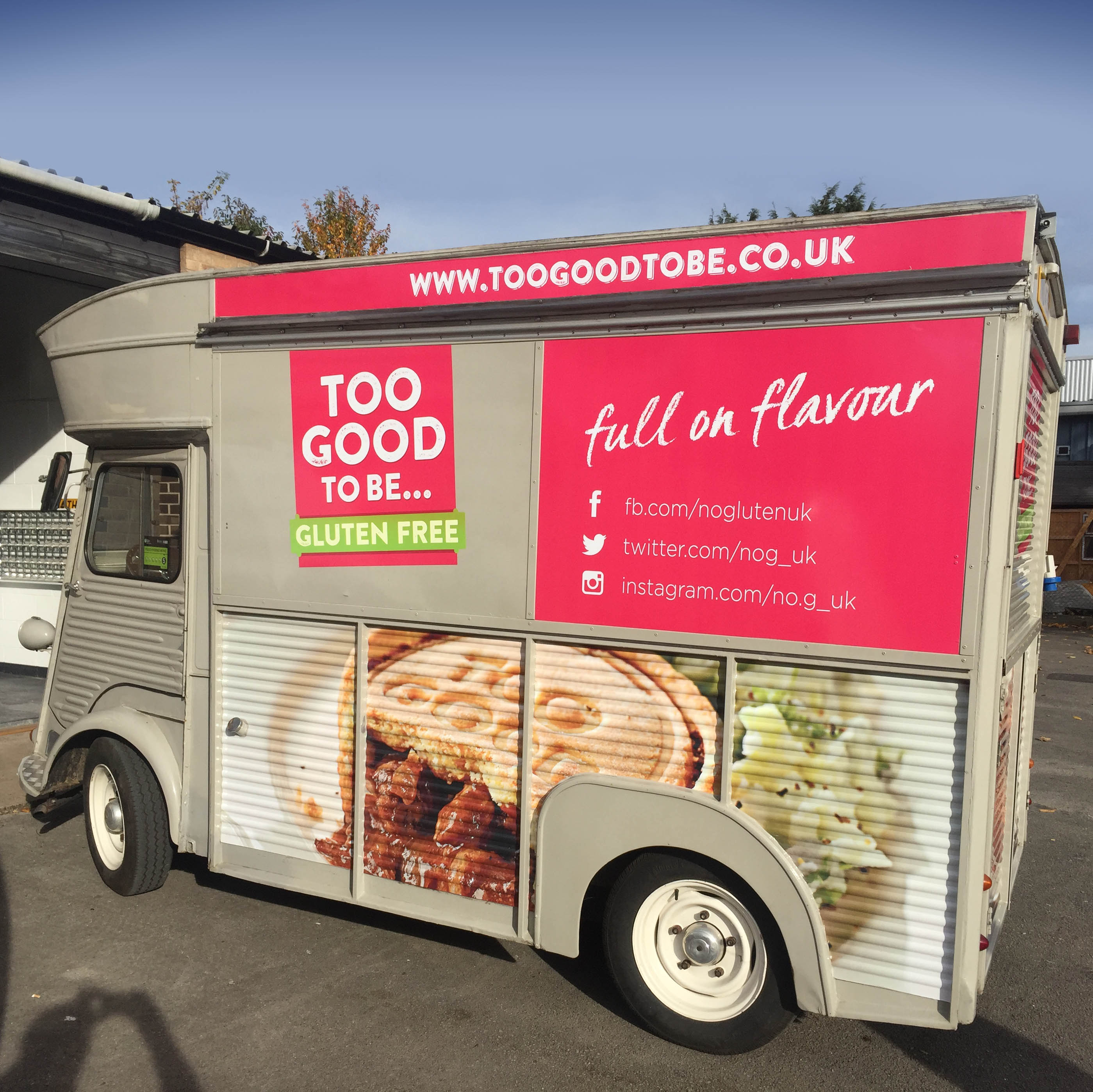 Too Good To Be Gluten Free Van Graphics