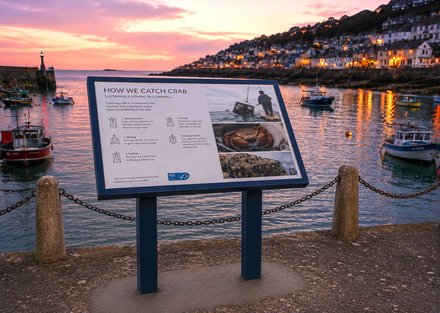 Outdoor Lectern Sign with Interpretation Panel
