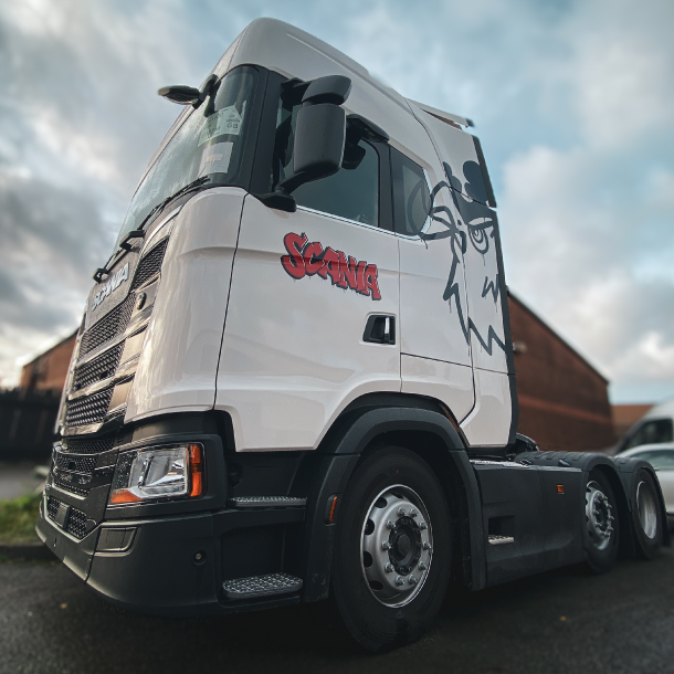 Scania Lorry cab graphics
