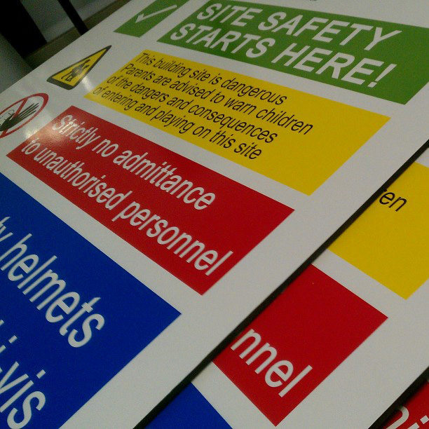Health and Safety Signs