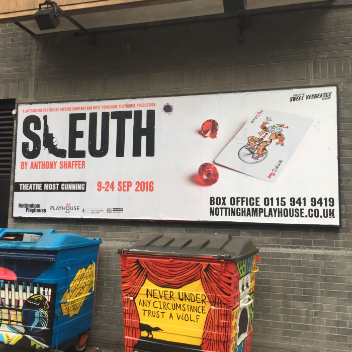 Sleuth Playhouse Nottingham Billboard